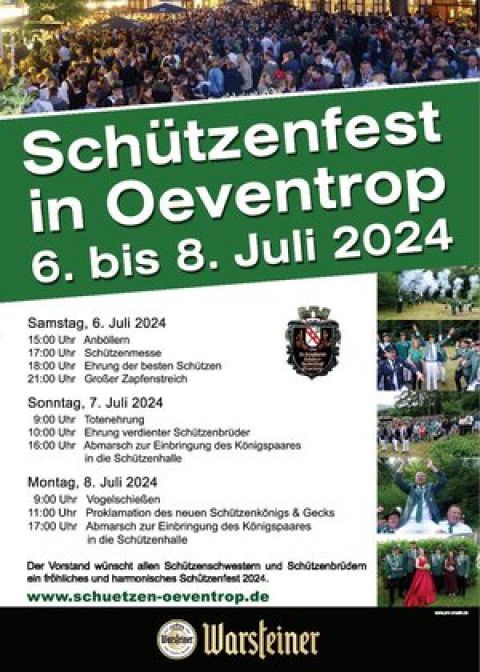 Plakat: Schützenbruderschaft St. Sebastianus Oeventrop