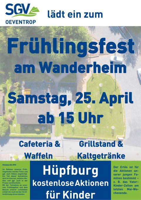 Plakat Frühlingsfest am Wanderheim / Copyright: SGV Oeventrop - Dorothee Schulte-Schönfelder