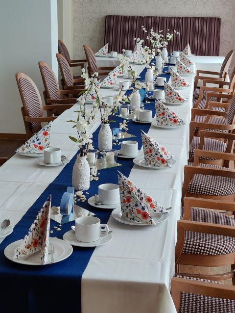 Gedeckte Tafel im Ruhr Café