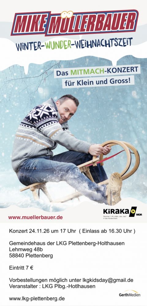 Mike Müllerbauer Kinder Mitmach-Konzert