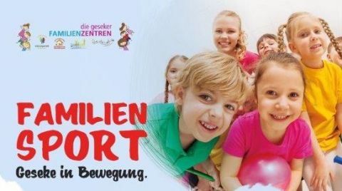 Plakatausschnitt Familiensport