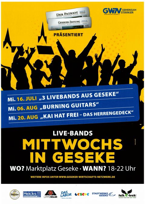 Plakat Mittwochs in ... 2025