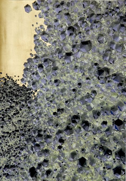 Rainer Eisch, elo_02, Fine Art Print, Blattgold, 2017 © Rainer Eisch 2026