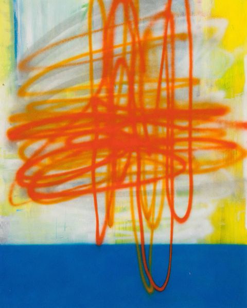 Jan Holthoff, Ohne Titel, 2024, Acryl auf Leinwand, 152 x 122 cm, © Jan Holthoff 2026