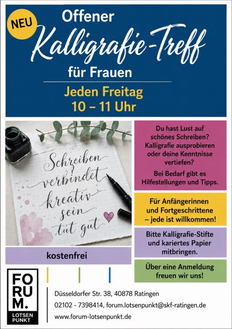 offener Kalligrafie-Treff für Frauen