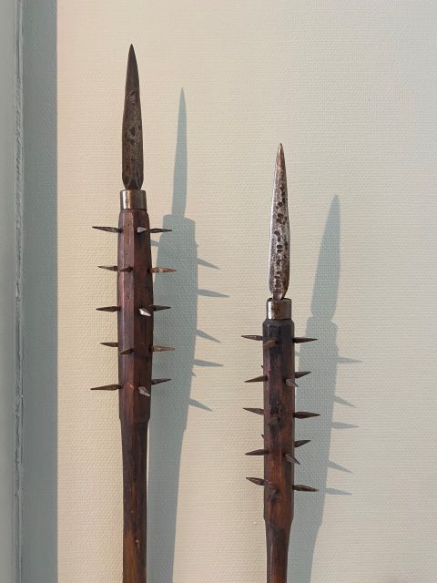Morgensterne aus der stadtgeschichtlichen Ausstellung im Museum Ratingen