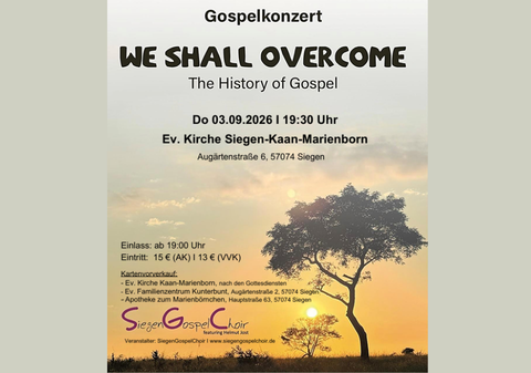 Gospelkonzert SiegenGospelChoir Flyer (Foto: SiegenGospelChoir)