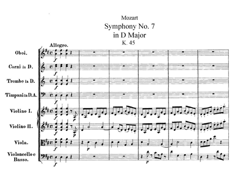 Noten Sinfonie