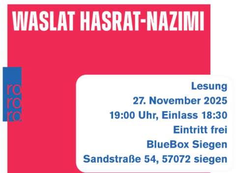 Plakat zur Lesung (Foto: Mediathek gegen Rassismus und Diskreminierung)