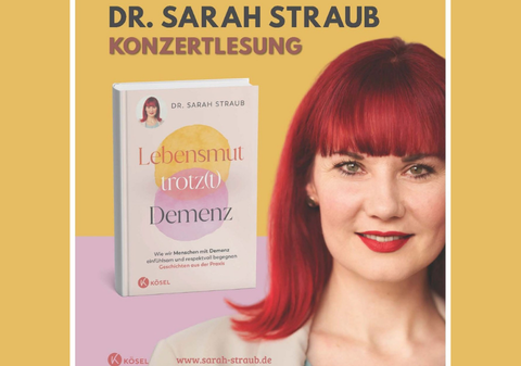 Plakat: Dr. Sarah Staub Konzertlesung
